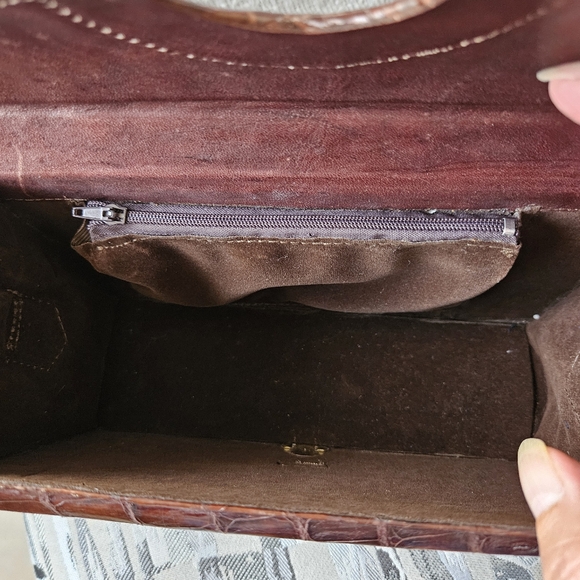 Vintage alligator purse/handbag - Picture 8 of 12